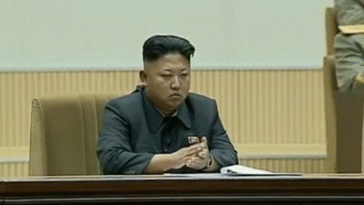 Grumpy Kim Jong-Un
