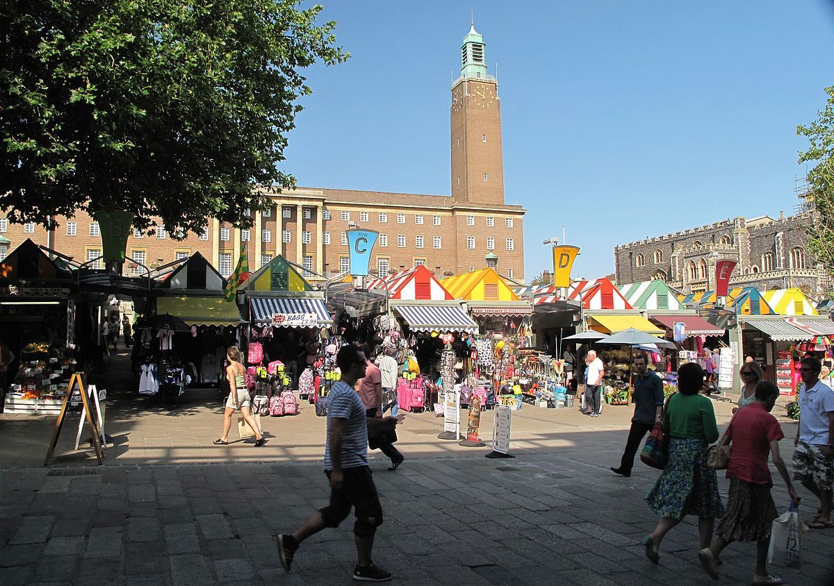 market in Norwich