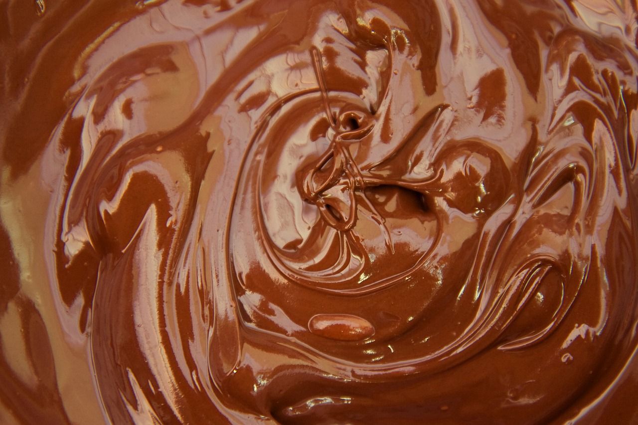 creamy melted chocolate