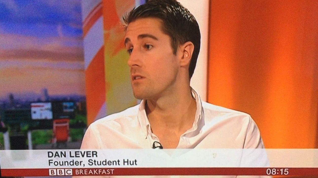 Screenshot of Dan on BBC Breakfast