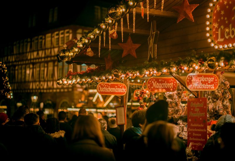 A German Christmas market
