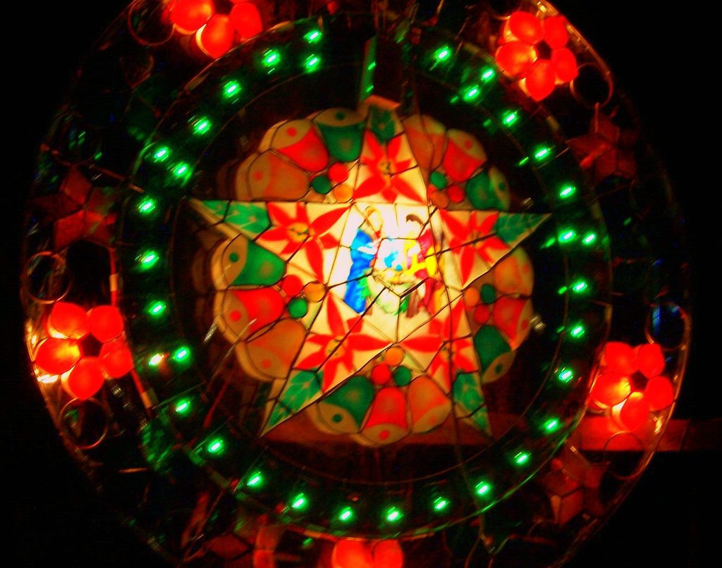 Electric parol, a traditional Phillippines Christmas decoration 