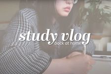 Screenshot of the title screen from one of tbhstudying vlogs