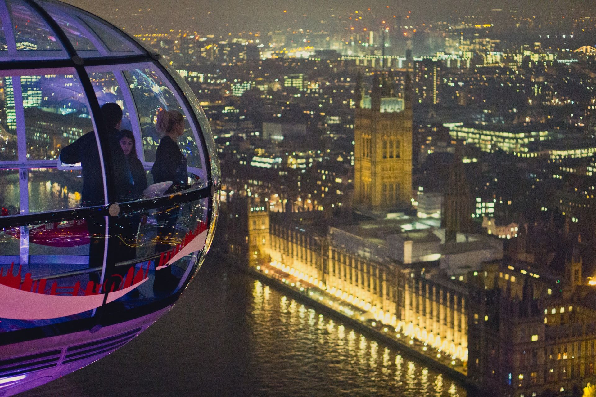 The view from the London Eye is spectacular